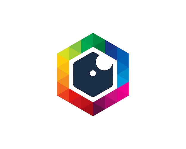 Logo multicolore geometrico