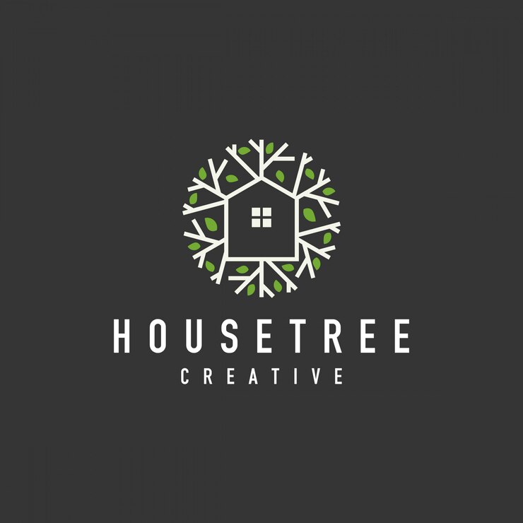 logo organico casa sull'albero