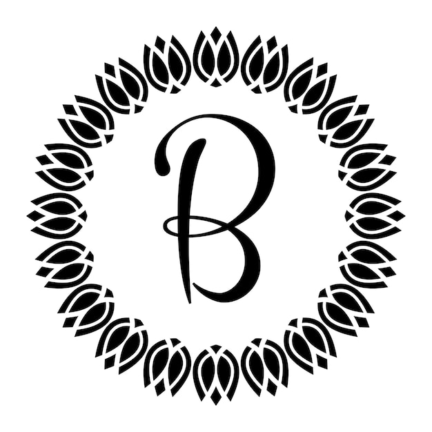 LOGO ORNAMENTALE LETTRE B