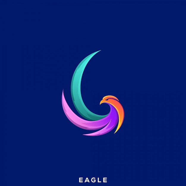 Logo Premium Eagle astratto