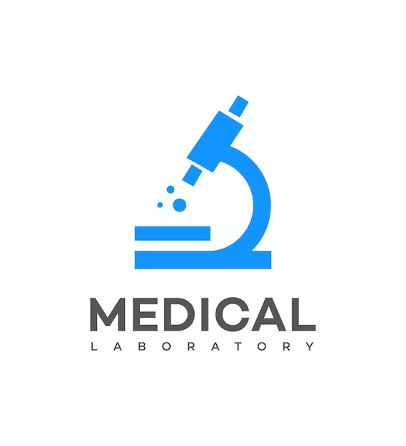 logo scientifico di laboratorio medico