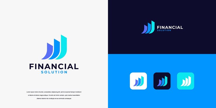 logo semplice vettore logo di crescita finanziaria