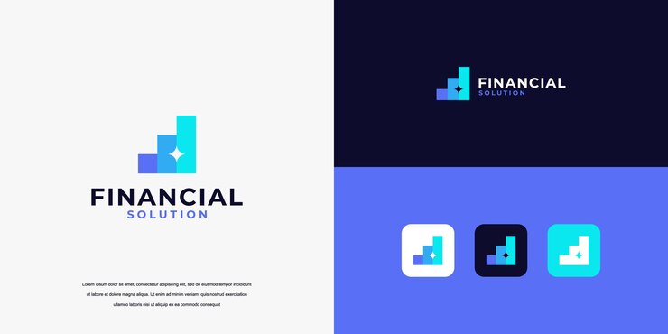 logo semplice vettore logo di crescita finanziaria