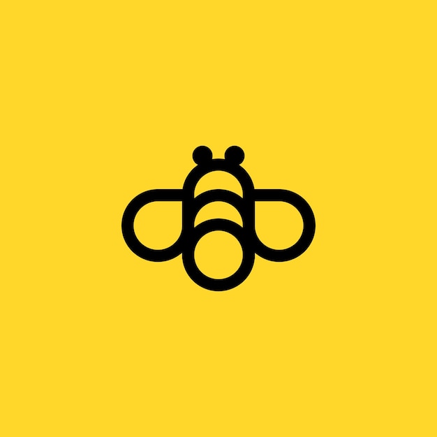 Logo vettoriale di un'ape