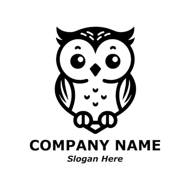 Logotipo pittorico di cucciolo carino