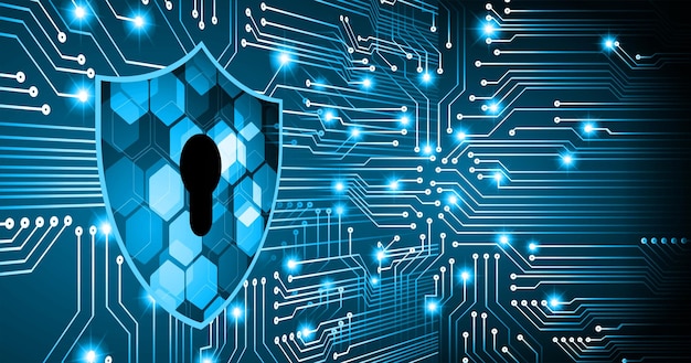 Lucchetto chiuso su sfondo digitale sicurezza informatica