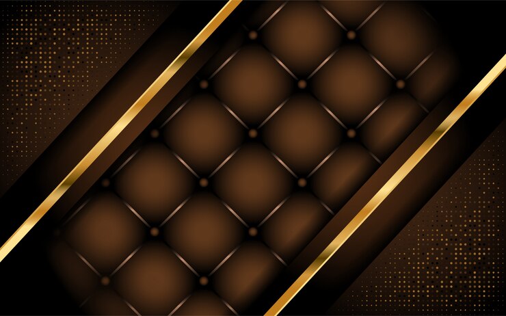 Vettore lussuoso design di sfondo marrone scuro
