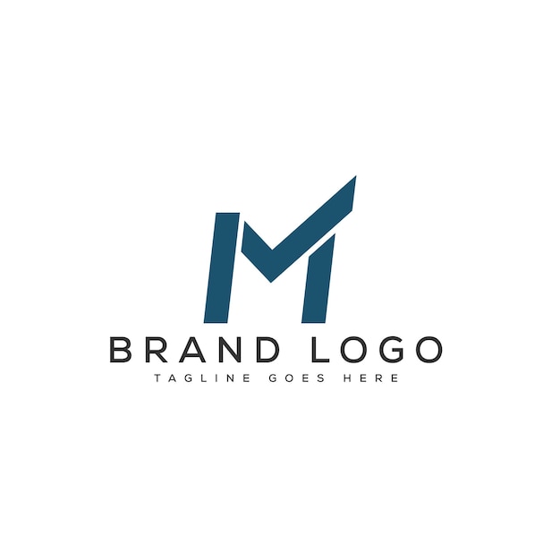 M lettera logo design modello vettoriale design per il marchio