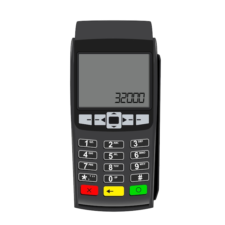 Vettore macchina per carte di credito
