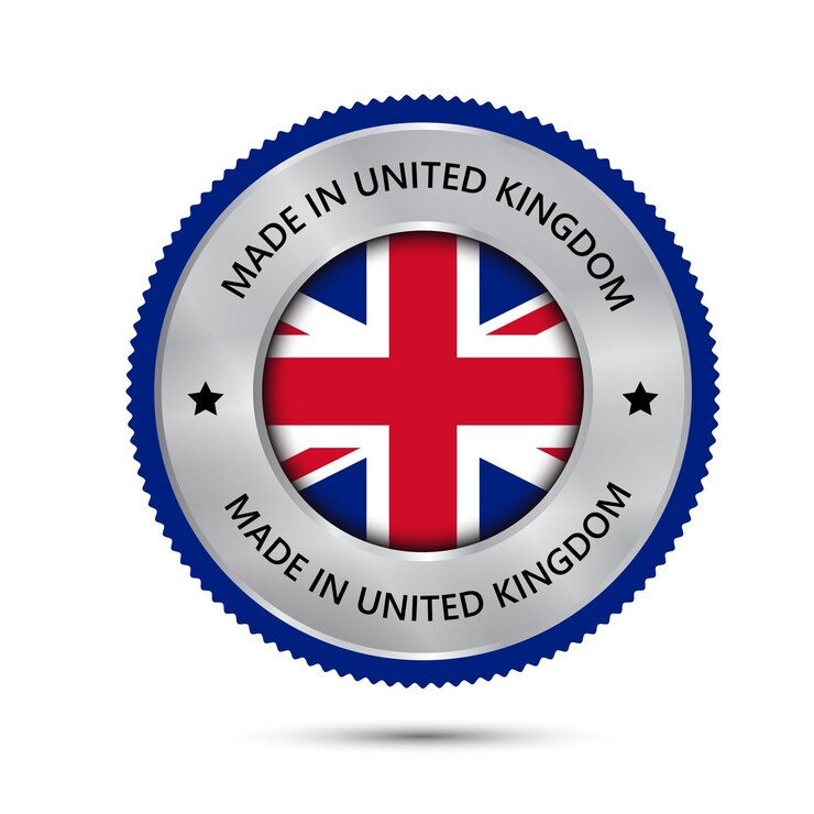 Made in United Kingdom logo vettoriale Made in United Kingdom flag logo design