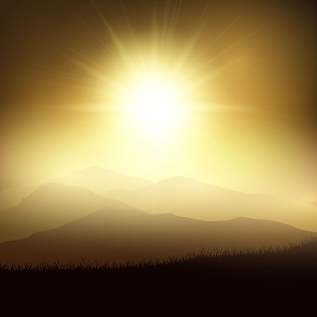 Maestà della Montagna del Sunset