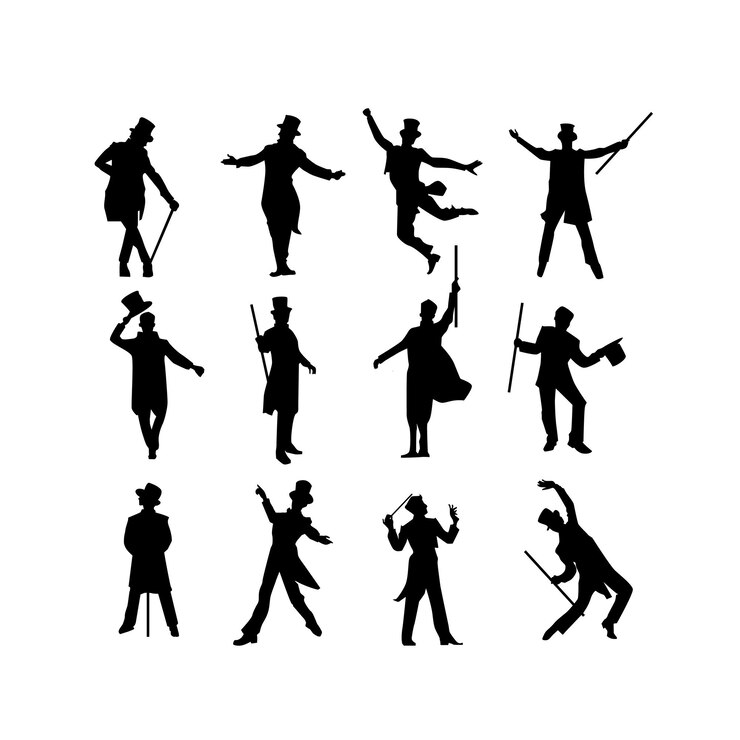 Maestro Showman Circus e Carnival Silhouette