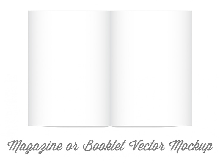 Vettore magazine o libro teemplate.
