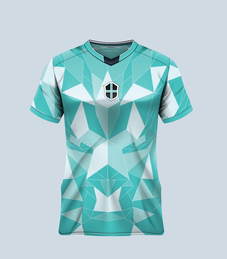 Vettore maglia di calcio maglia di cricket maglia da calcio modello di maglia