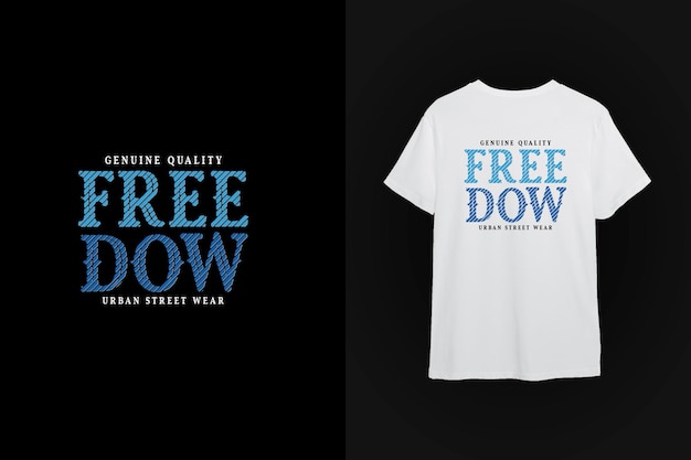 Maglietta Design Free Dow