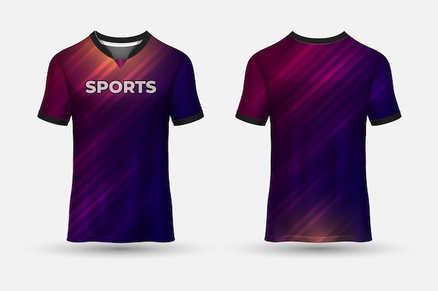 Magliette dal design moderno e straordinario in jersey sportivo