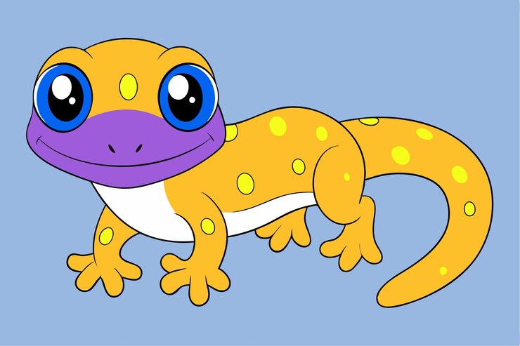Vettore majestic gecko vector graphic per creazioni artistiche uniche