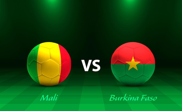 Mali vs Burkina Faso tabella di valutazione della trasmissione di calcio per l'Africa 2023