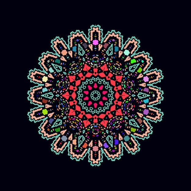 Mandala colorato design