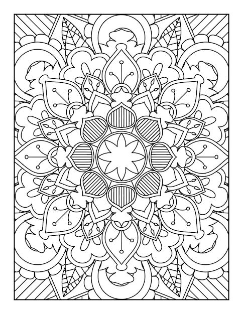 Mandala Coloring Pages Mandala Coloring Book Mandala Coloring Book Pagine Libro Da Colorare Per Bambini