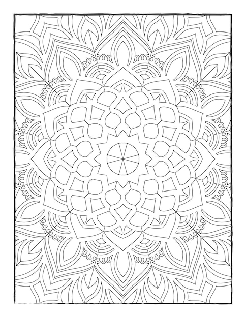 Mandala da colorare per adulti