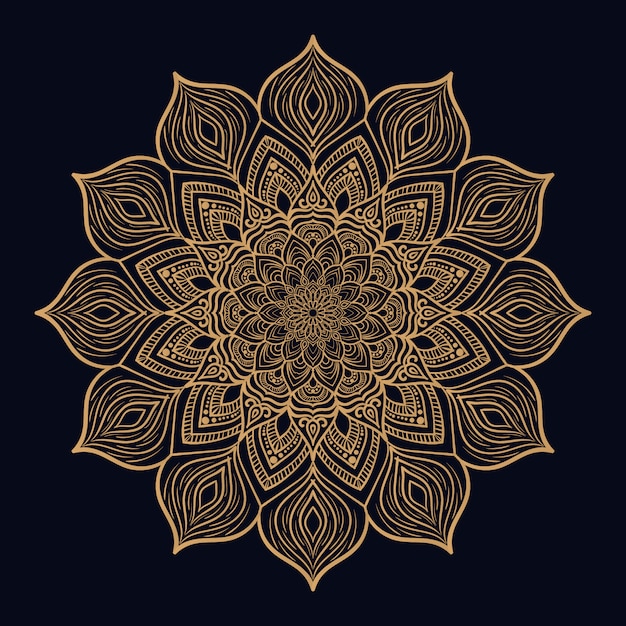 Mandala di lusso decorativo