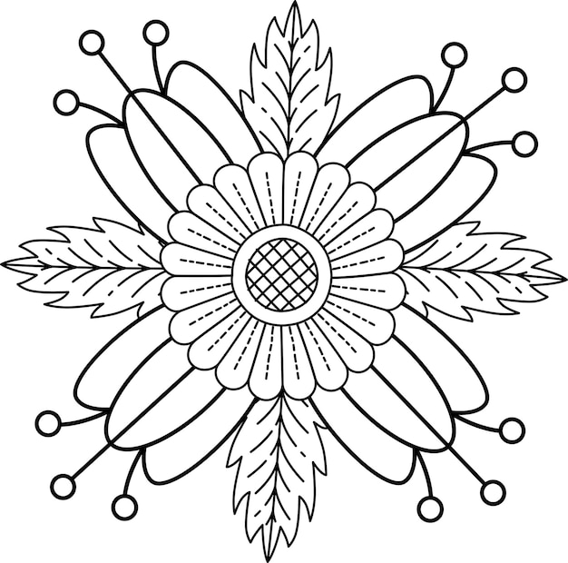 Mandala fiore