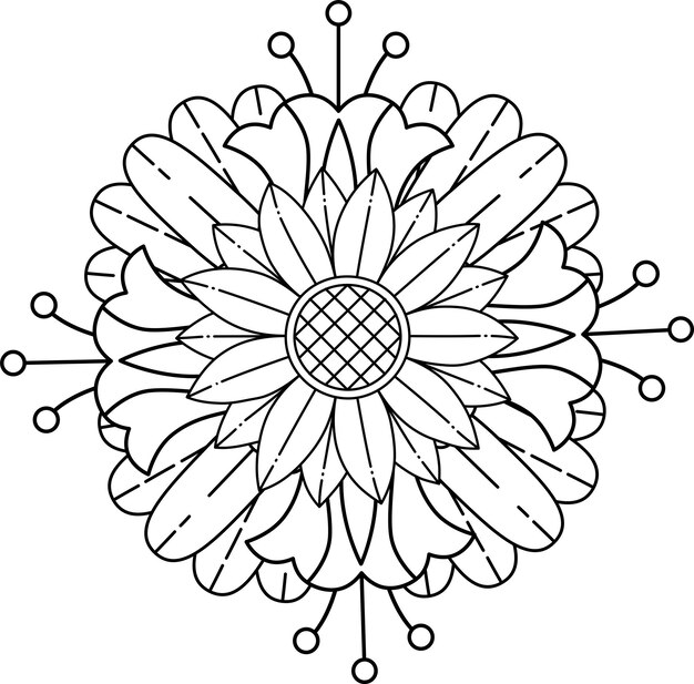 Mandala fiore