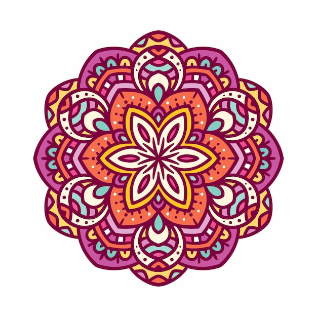 mandala floreale mandala illustrazione