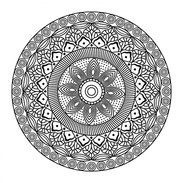 Mandala in stile orientale