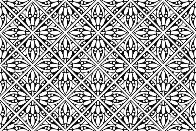 Mandala Ornament Pattern. Elementi decorativi vintage