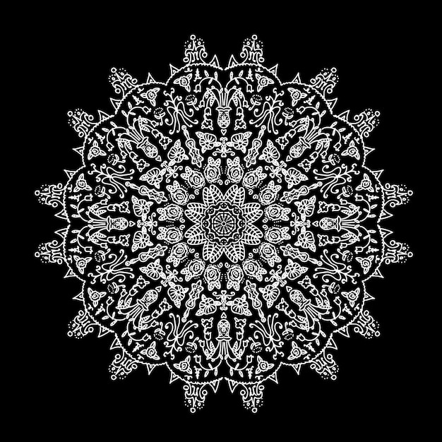 Mandala ornamentale astratto