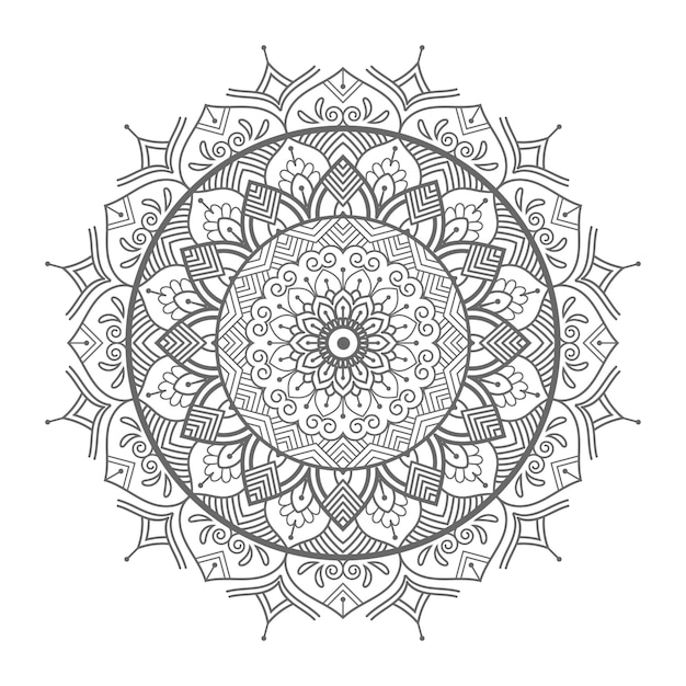 Mandala ornamentale di lusso art