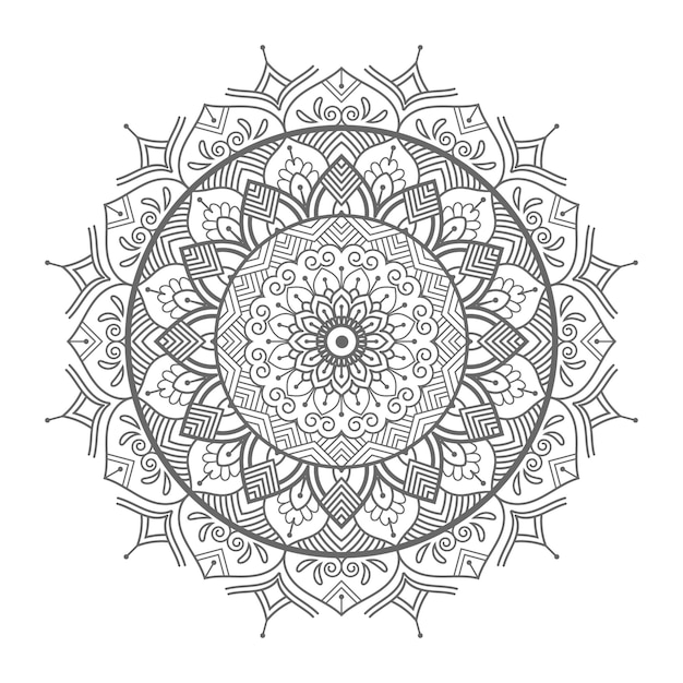 Mandala ornamentale di lusso art