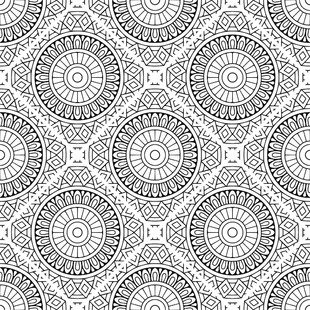 Mandala ornamentale di lusso