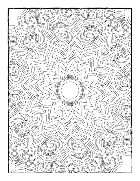 Mandala. pagina da colorare