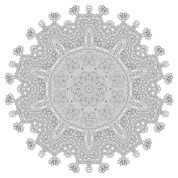 Mandala vettoriale per un bel design