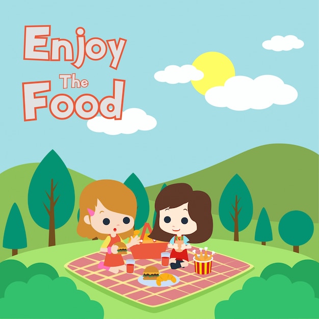 Mangiare illustrazione