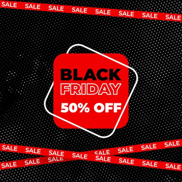Manifesto di vettore Vendita del Black Friday