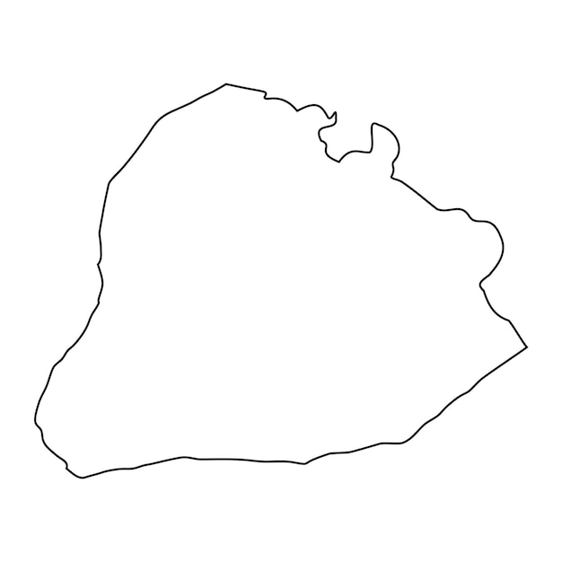 Mappa del governatorato di Hebron divisione amministrativa della Palestina Illustrazione vettoriale