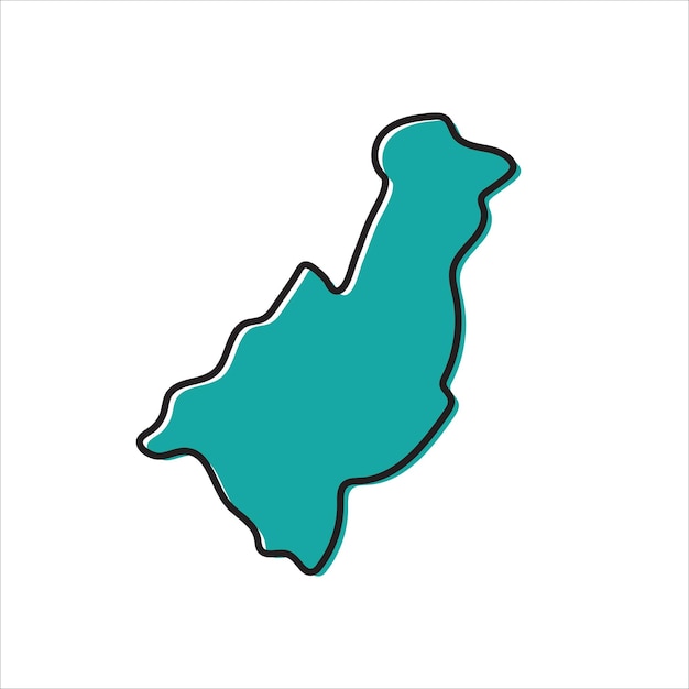 Mappa vettoriale della regione di Gisborne in Nuova Zelanda