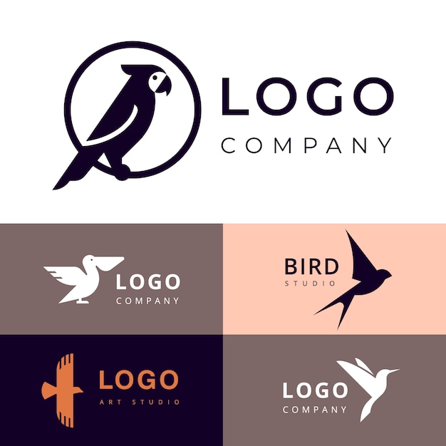 Marchio per viaggi, zooshop o altri logotipi aziendali