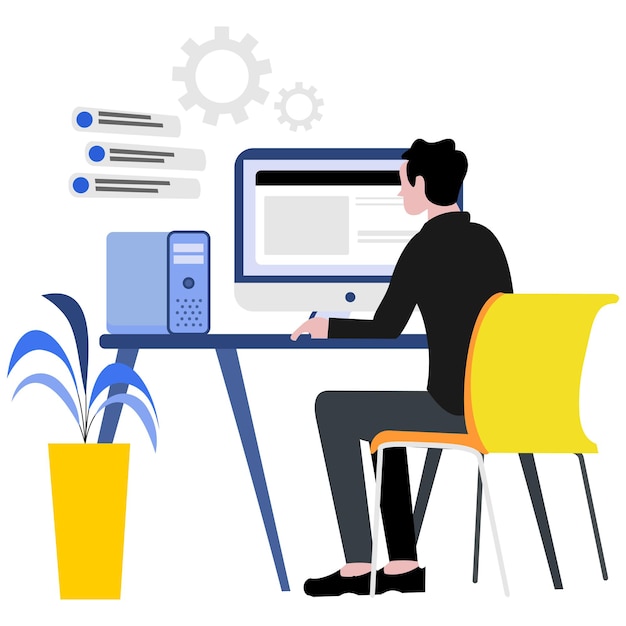 Marketing dell'illustrazione principale