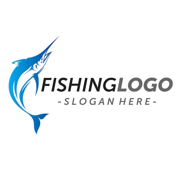 Marlin Fish Logo