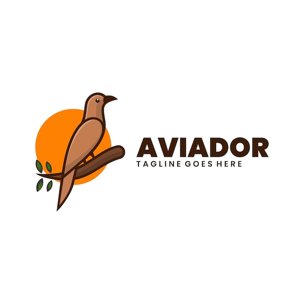 Mascotte del logo dell'aviatore