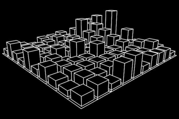 Matrice di cubi mesh