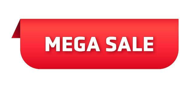 Mega vendita etichetta rossa prezzo adesivo vendita adesivo vendita etichetta etichetta tag sconto offerta speciale