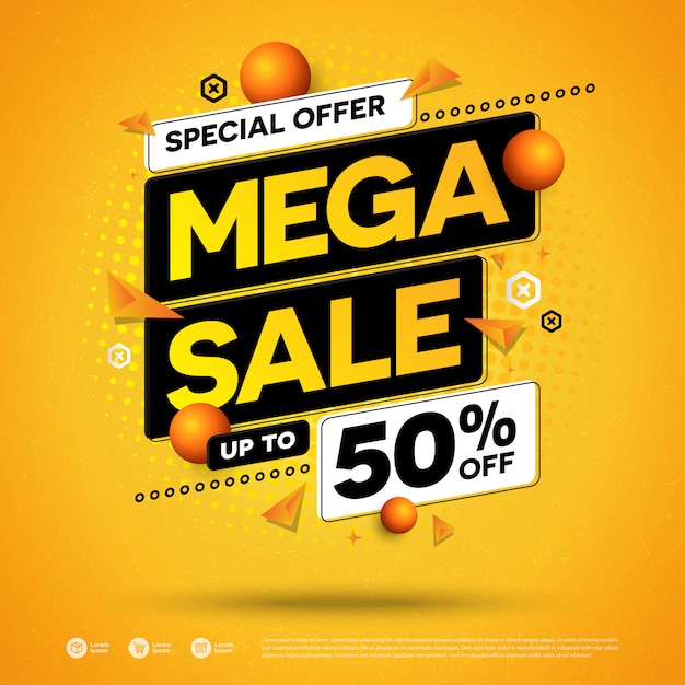 Mega vendita Offerta speciale Design quadrato