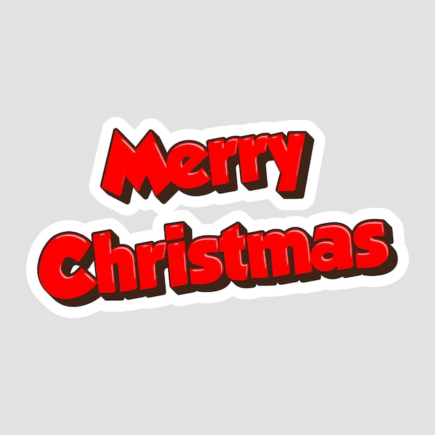 Merry Christmas Messages Sticker Design lettering sticker messaggi tipografici badge di chat
