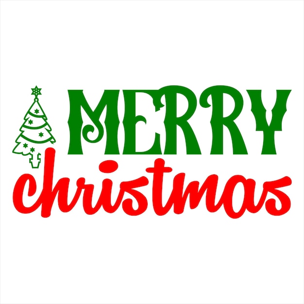 Merry Christmas T-shirt design Giorno di Natale tipografia t-shirt design Tipografia vettoriale di Natale